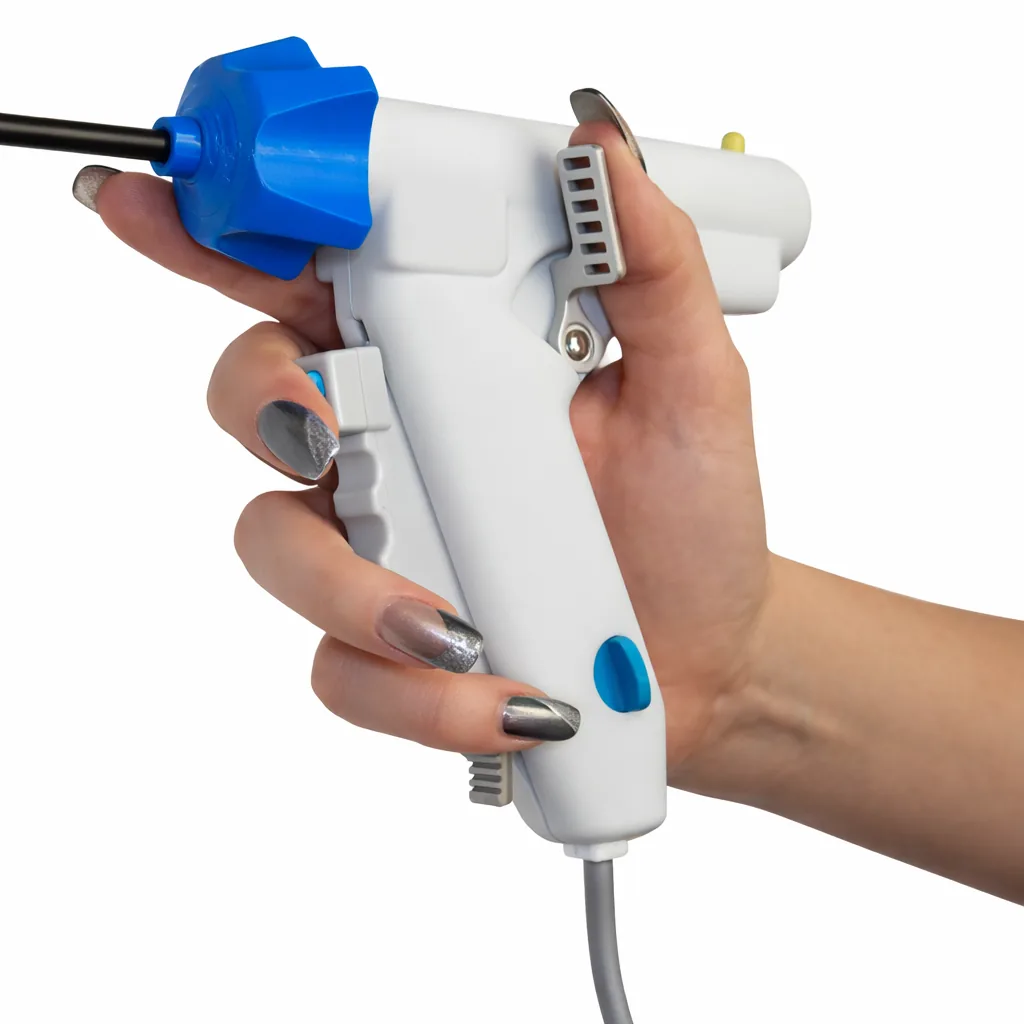 Hand holding the bipolar vessel sealing hand device